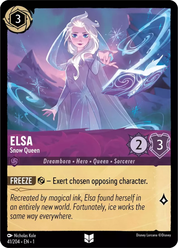 Elsa - Snow Queen (The First Chapter 41/204) Uncommon - Near Mint