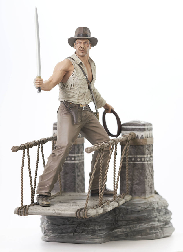 INDIANA JONES TEMPLE OF DOOM DLX GALLERY ROPE BRIDGE ESCAPE PVC DIORAMA