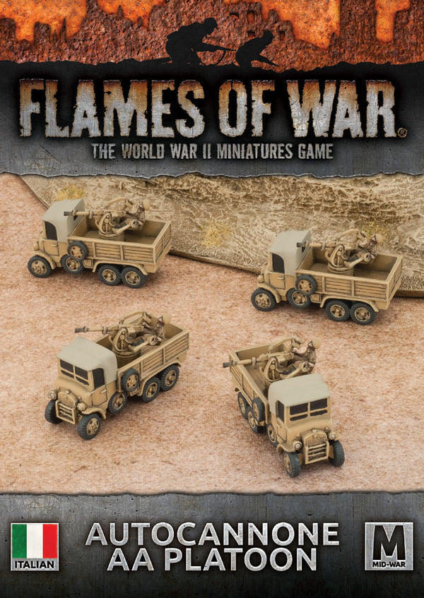 Flames of War: WWII: Italian (IBX20) - Autocannone AA Platoon