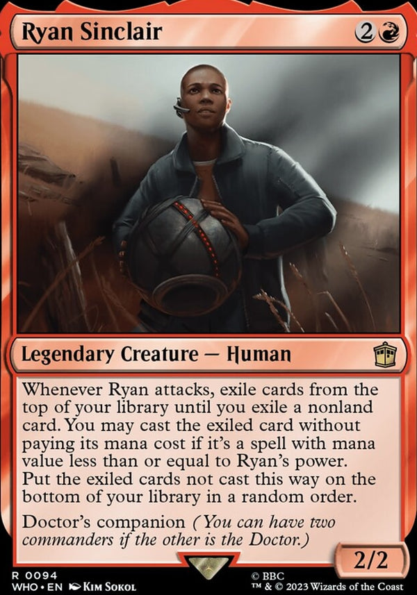 Ryan Sinclair [#0094 New Cards] (WHO-R)