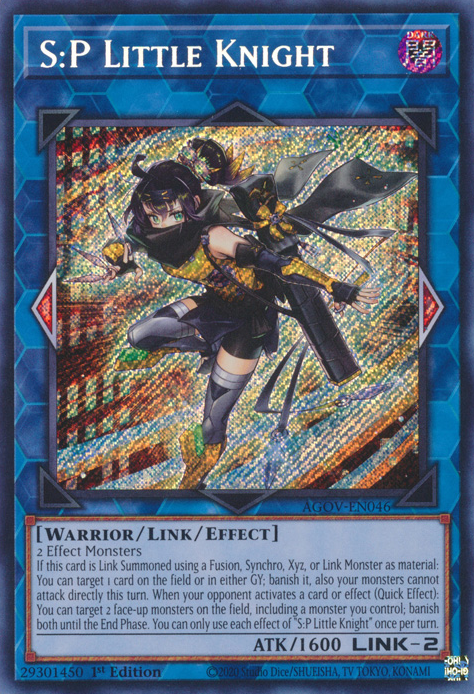 S:P Little Knight (AGOV-EN046) Secret Rare - Near Mint 1st Edition