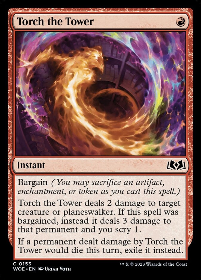 Torch the Tower [#0153] (WOE-C)