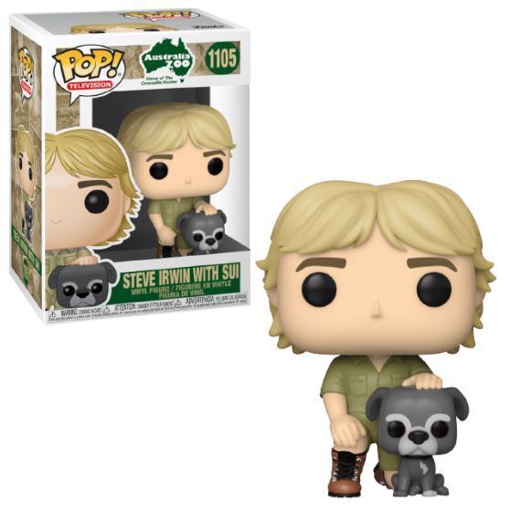 POP Figure: Icons #1105 - Crocodile Hunter - Steve Irwin with Sui