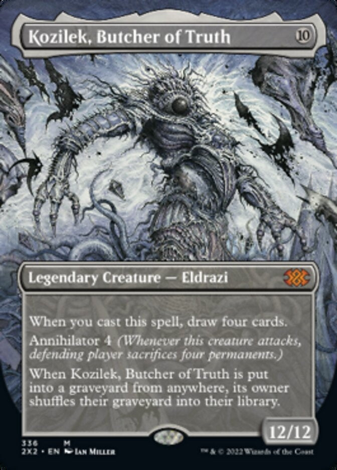 Kozilek, Butcher of Truth [#336 Alternate-Art Borderless] (2X2-M)