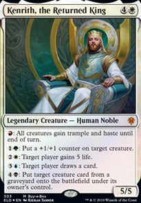 Kenrith, the Returned King [#303] (ELD-M-BAB-FOIL)