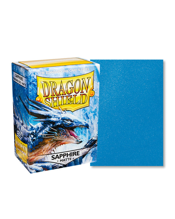 Dragon Shield: Standard - Matte: Sapphire 100 Count