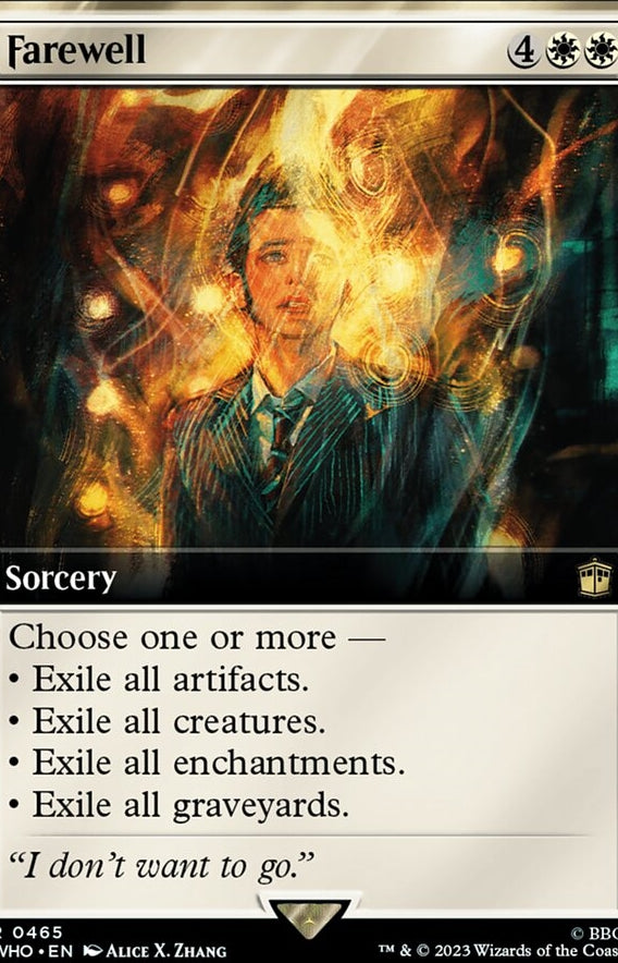 Farewell [#0465 Extended Art Reprint] (WHO-R)