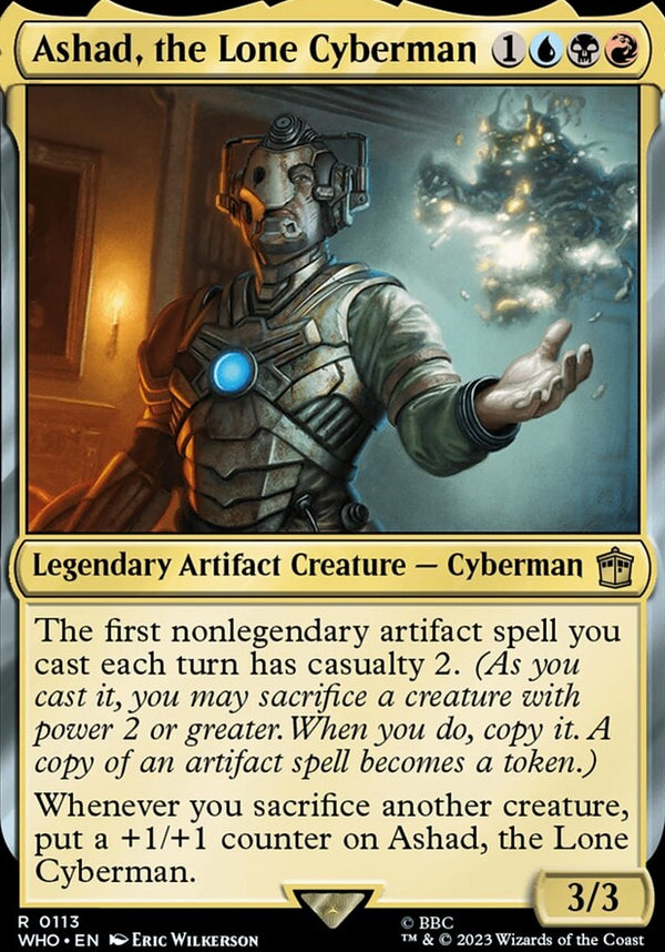 Ashad, the Lone Cyberman [#0113 New Cards] (WHO-R)