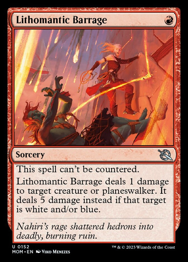 Lithomantic Barrage [#0152] (MOM-U)