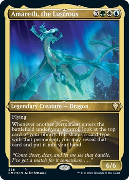 Amareth, the Lustrous [#586 Etched Foil] (CMR-R)