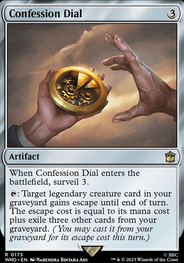 Confession Dial [#0173 New Cards] (WHO-R)