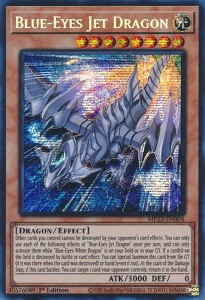 Blue-Eyes Jet Dragon (MP23-EN004) Prismatic Secret Rare - Near Mint 1st Edition