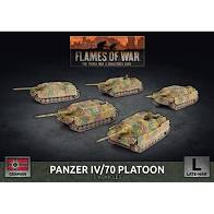Flames of War: WWII: German (GBX67) - Panzer IV/70 (V) (late) Platoon (Late)
