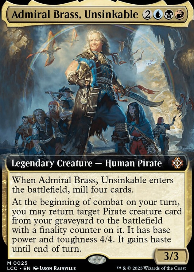 Admiral Brass, Unsinkable [