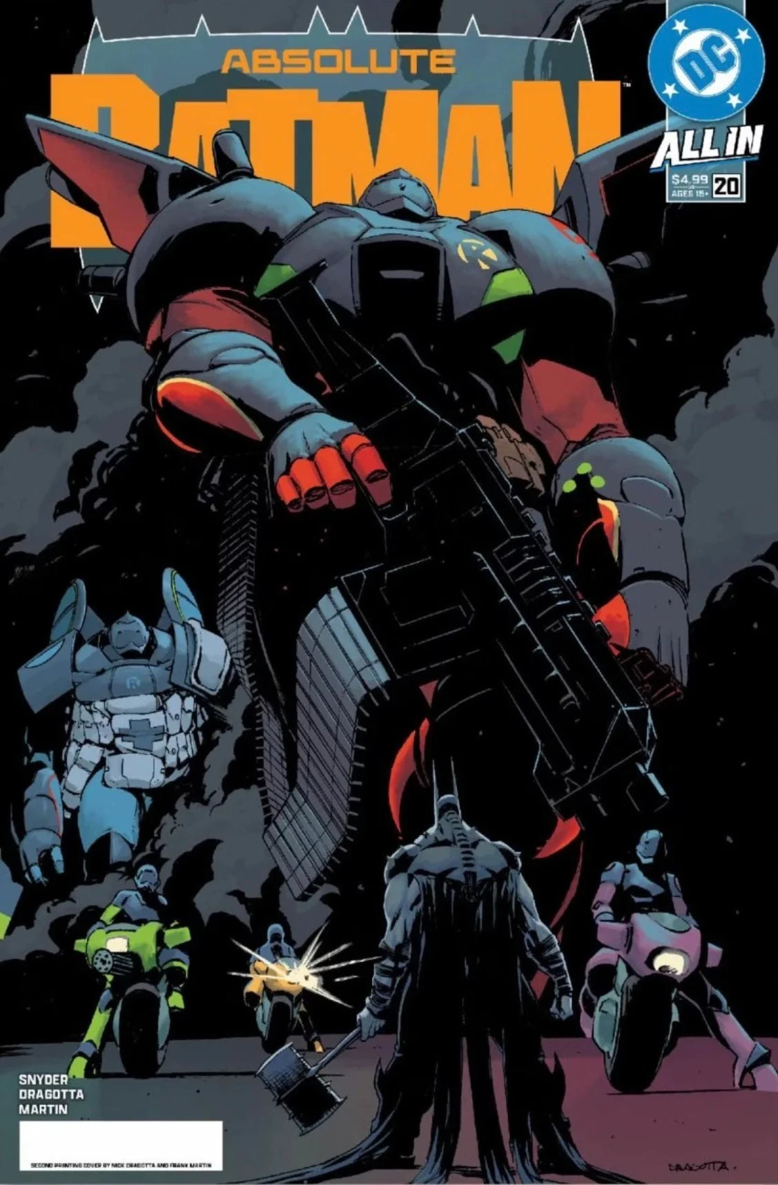 ABSOLUTE BATMAN #20 CVR A NICK DRAGOTTA (Second Printinng)