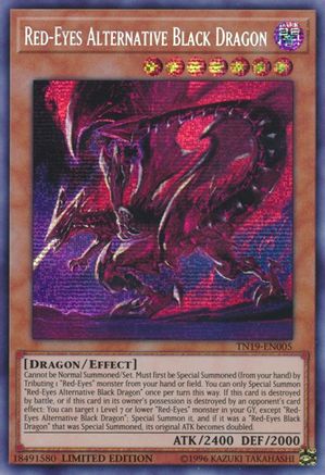 Red-Eyes Alternative Black Dragon (TN19-EN005) Limited Edition