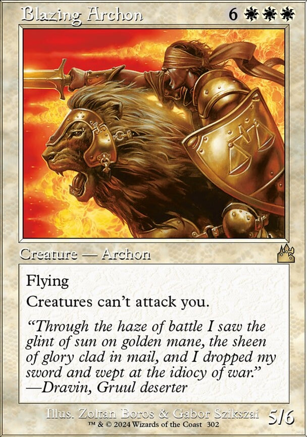 Blazing Archon [#0302 Retro Frame] (RVR-R)