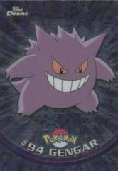 Gengar (94) 2000 Topps Pokemon Blue Logo Holo-Foil