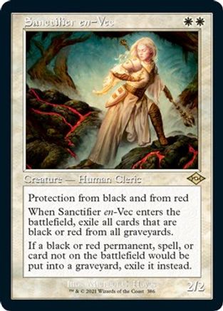 Sanctifier en-Vec [#386 Old-Frame] (MH2-R-FOIL-ETCHED)