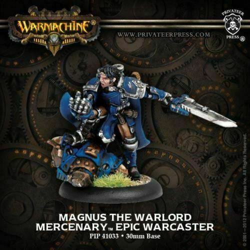 Warmachine: Mercenaries - Magnus the Warlord, Epic Warcaster (Metal)