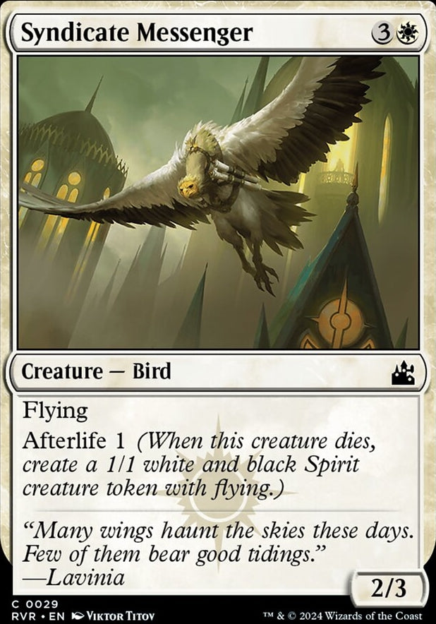Syndicate Messenger [#0029] (RVR-C)