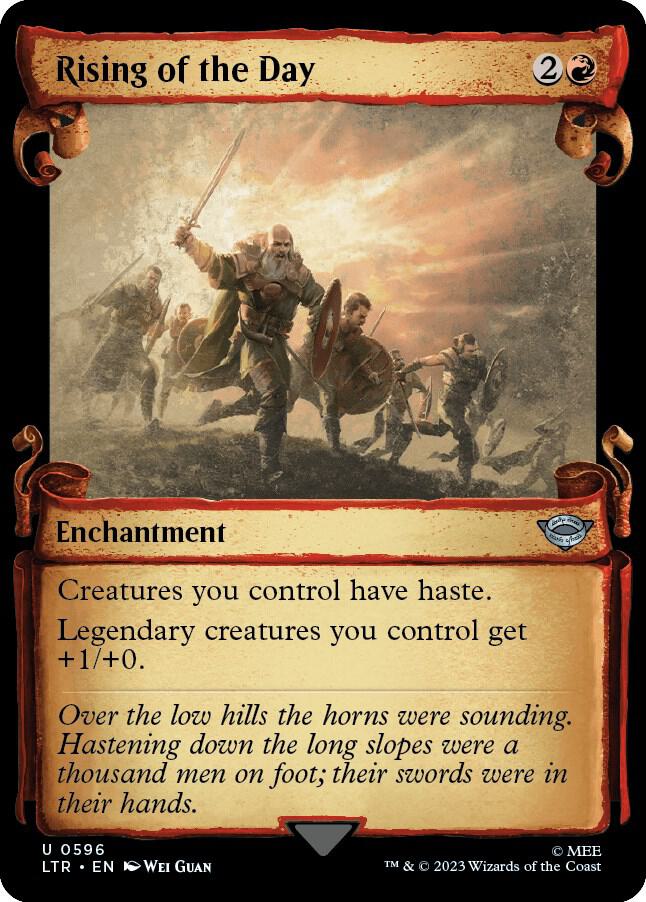 Rising of the Day  [#0596 Showcase Scrolls] (LTR-U-Foil)