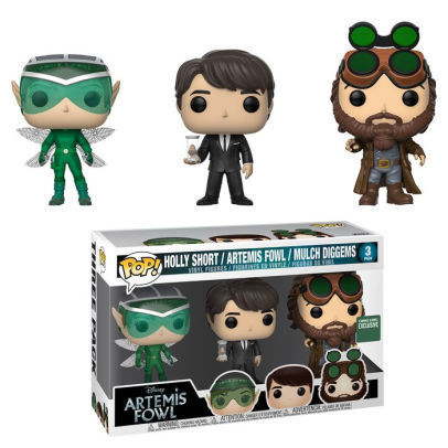 POP Figure Box Set: Artmeis Fowl - Holly Short / Artemis Fowl/ Mulch Diggems (3 Pack) (Barnes & Exclusive)