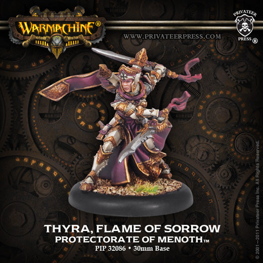 Warmachine: Protectorate - Thyra, Flame of Sorrow, Warcaster (Metal)