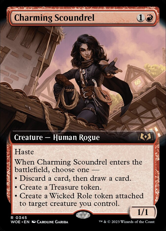 Charming Scoundrel [#0345 Extended Art] (WOE-R)