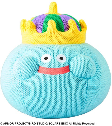 Dragon Quest Smile Slime: Knitted Plush King Slime