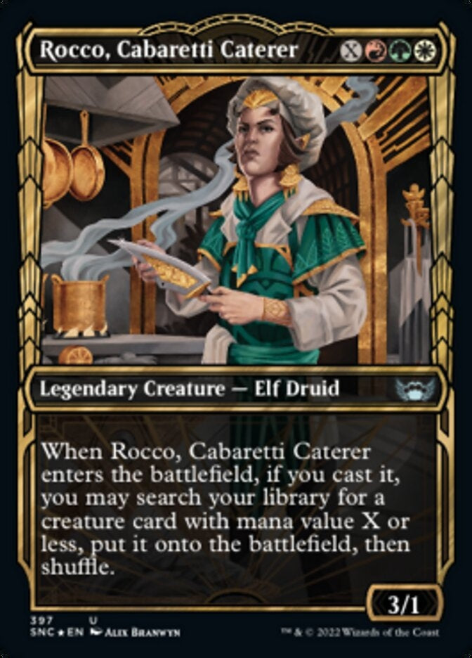 Rocco, Cabaretti Caterer [ #397 Gilded Foil ] (SNC-U)