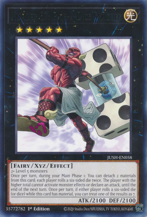 Number 67: Pair-a-Dice Smasher (JUSH-EN058)