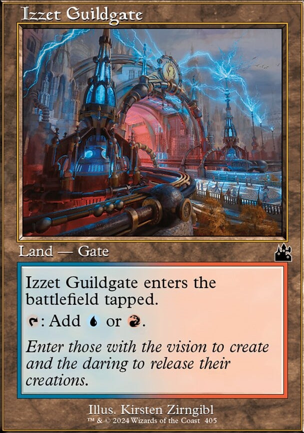 Izzet Guildgate [#0405 Retro Frame] (RVR-C)