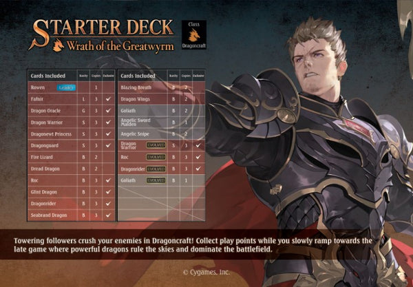 Shadowverse Evolve: Starter Deck 04 - Wrath of the Greatwyrm