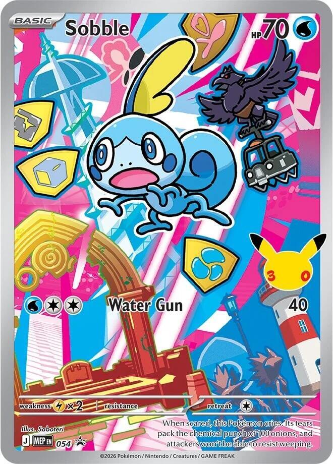 Sobble - 054 (MEP) Promo Near Mint Holofoil