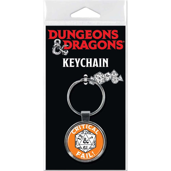 Dungeons & Dragons Keychain - Critical Fail