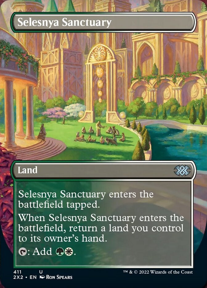 Selesnya Sanctuary [#411 Alternate-Art Borderless] (2X2-U)