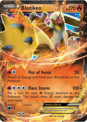 Blaziken EX - XY54 (XY:PR) Promo - Light Play Holofoil