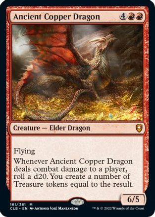 Ancient Copper Dragon (CLB-M) Light Play