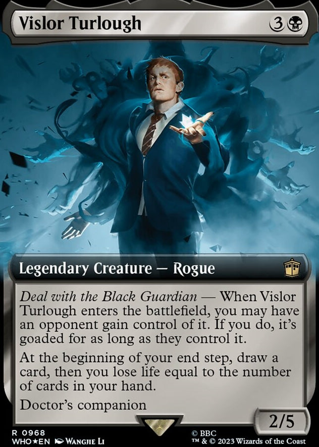Vislor Turlough [#0968 Surge Foil Extended Art] (WHO-R)