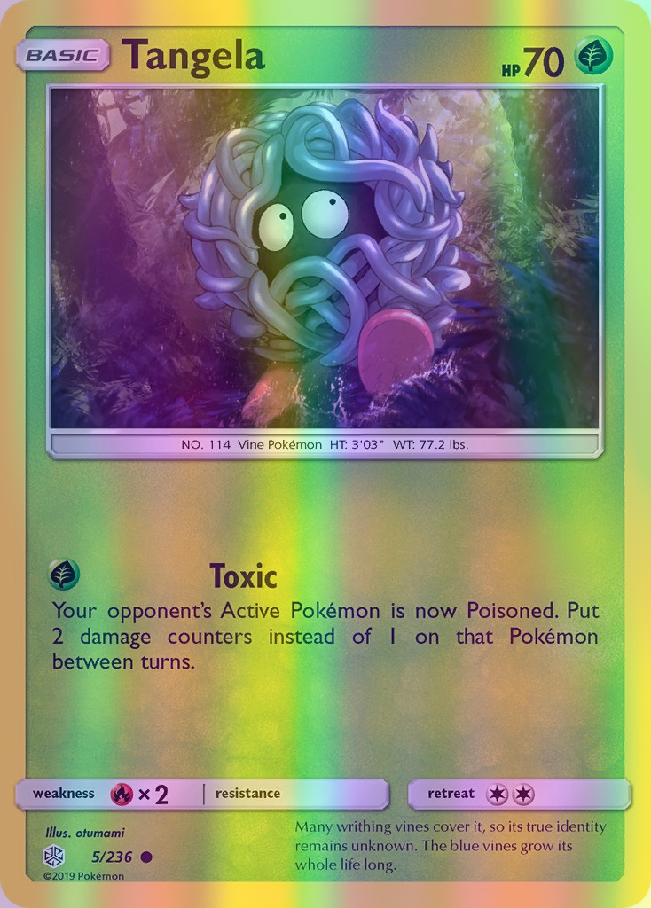 Tangela - 005/236 (CEC) Common - Near Mint Reverse Holofoil