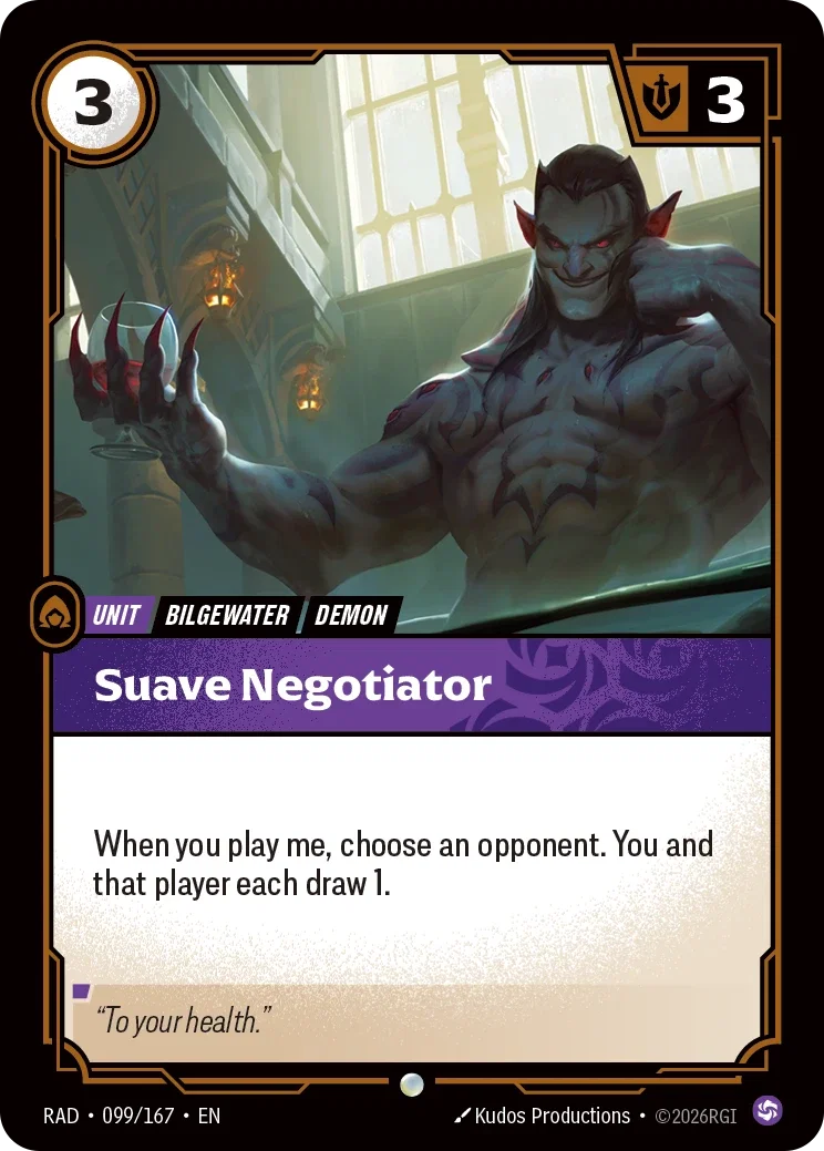 Suave Negotiator - 099/167 (RAD) Common