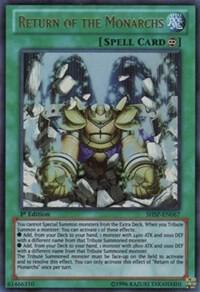 Return of the Monarchs (SHSP-EN067) Ultra Rare - Near Mint 1st Edition