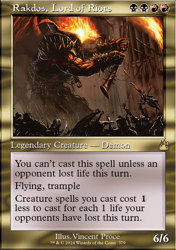Rakdos, Lord of Riots [#0379 Retro Frame] (RVR-R)