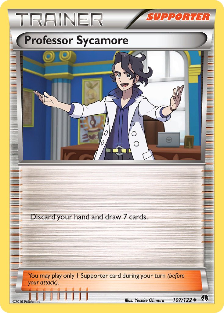 Professor Sycamore - 107/122 (BKP) Uncommon - Near Mint