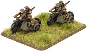 Flames of War: WWII: British (BR400) - Motorcycle Platoon (BEF) (Early)