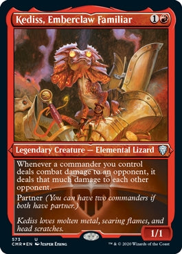 Kediss, Emberclaw Familiar [#573 Etched Foil] (CMR-U)