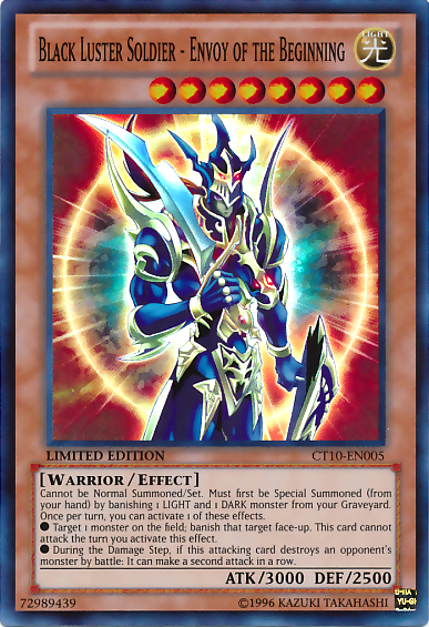 Black Luster Soldier - Envoy of the Beginning (CT10-EN005) Limited Edition