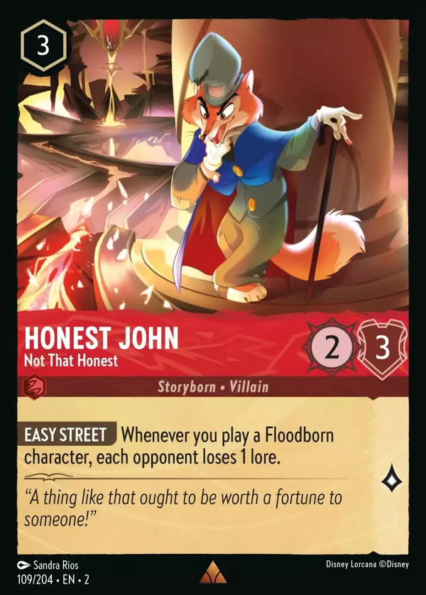 Honest John - Not That Honest (Rise of the Floodborn 109/204) Rare - Near Mint