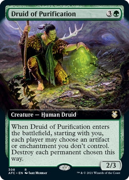 Druid of Purification [#308 Extended Art] (AFC-R)